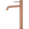 IMEX Rubinetteria IMEX - MONZA miscelatore monocomando lavabo alto [oro rosa spazzolato] - BDM039-3ORC