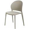 BellaHome Sedia bellahome sevilla crema 38,5x50,5x82 cm