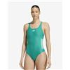 Adidas Costume da bagno adidas 3-Stripes c-back verde azzurro donna - 33