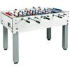 Garlando G-500 Weatherproof Bianco - Calcio Balilla Biliardino da Esterno con Aste Uscenti Ø16 mm e Copertura Inclusa