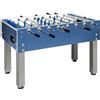 Garlando G-500 Weatherproof Blu - Calcio Balilla Biliardino da Esterno con Aste Uscenti Ø16 mm e Copertura Inclusa
