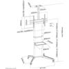 NEWSTAR Neomounts FL50-550BL1 Carrello TV 37-70"