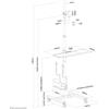 NEWSTAR Neomounts FPMA-MOBILE1700 Postazione di lavoro mobile 10-32"