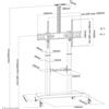NEWSTAR Neomounts PLASMA-M1950E Carrello TV 60-100"
