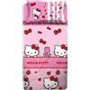 HERMET Completo Letto Singolo Hello Kitty con Federa Piazzata - HERMET