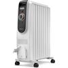 De'Longhi Dragon EasyTronic TRD50820 - Termoventilatore con 12 livelli di temperatura, interfaccia EasyTronic con termostato di sicurezza, effetto camino con 8 nervature per ambienti fino a 60 m³