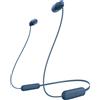 Sony WI-C100 Auricolare Wireless In-ear Musica e Chiamate Bluetooth Blu