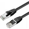 MicroConnect MC-SFTP6A10S Cavo di rete nero 10 m Cat6a S/FTP (S-STP)