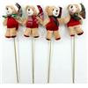 CREARE ITALIA SRL Orsacchiotto Decorativo con Stecchino 9-30 cm - Assortito