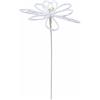 FEERIC LIGHT E CHRISTMAS Ramo fiore bianco, poliestere, H50 cm