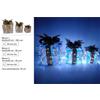 DUE ESSE CHRISTMAS S.R.L. SET 3 PACCHI REGALO 288741 RAINBOW CON LUCI