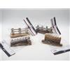 CREARE ITALIA SRL Steccato in Legno con Base per Presepe 15 × 6 cm Assortito