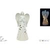 DUE ESSE CHRISTMAS S.R.L. ANGELO CERAMICA 21CM DECORO ORO CON LUCE