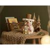 LOTTI IMPORTEX SRL Decorazione Snowpazzo H30 cm 50 Dual Color MicroLED Bianco Caldo/Bianco