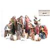 CREARE ITALIA SRL Set 11 Soggetti Presepe Colorati H 40 cm