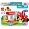 LEGO SPA LEGO, DUPLO Peppa Pig Trattore e Mercato 10468, Trattore Rosso, Peppa Pig, Pedro Pony, Accessori, Gioco Educativo, 2+