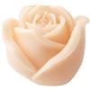 Cereria Di Giorgio - Candela a forma di Bocciolo di Rosa - Colore Cipria - Diametro 8 cm Altezza 8 cm - Sacchetto Regalo - Artigianale