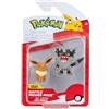 Pokémon PKW3577 Battle Figure Pack - Mauzinger & Evoli, personaggi ufficiali dettagliati, 5 cm ciascuno