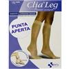 BUDETTA FARMA Srl Clialeg autor 140 den punta aperta Playa 3 calza autoreggente a compressione graduata