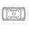 ITB Multibrackets 4036 Supporto TV a parete 165,1 cm (65") Nero