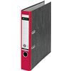 Leitz Registratore a leva Leitz 180° A4 commerciale, dorso 5 cm, 350 fogli, rosso | Meccanismo a leva; capacità 350 fogli A4;Maneggevole e robusto; Etichetta personalizzabile; Organizzazione