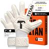 T1TAN Training Guanti da portiere Bambino/Adulti CLASSIC, Taglia 3-12, 3-15+ Anni, Guanti da Portiere, Guanti da Portiere Ragazzi, Guanti da Calcio, Traspiranti, Grip Forte