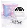 TopDirect Microdermoabrasione 3-in-1 | Aspiratore punti neri, Coppettazione & Gua Sha | TopDirect Mini Macchina Portatile per Microdermoabrasione con 3 Testine e 6 Coppette-Vetro per Peeling Facciale, Viaggio e Sa