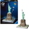 Ravensburger Verlag 3D Puzzle Iconics: Freiheitsstatue - mit Licht: Eine wahre Ikone im 3D Puzzle Mo