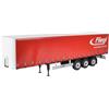 Carson Carson-500907235 500907235 3 Assi Fliegl Megarunner telone (Rosso), Camio