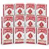 BICYCLE 12x Carte Da Poker Rosse Prestige Bicycle In Plastica Jumbo Indice BULK Mazzo