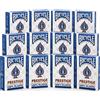 BICYCLE 12x Mazzi Di Carte Da Poker Jumbo Con Indice Prestige Blue In Plastica 100% BULK