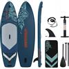 ITIMPORT Set tavola SUP 300x85x12cm fino a 180kg famiglia 3 persone + extra XXXL