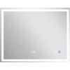 HOMCOM Specchio da bagno LED Bluetooth 90x70 cm con touch, antiappannamento e memoria, Argento | Aosom Italy