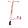 Giocattolo Motorino Con 3 Ruote di Plastica H = Ca 62 CM Nuovo Erzgebirge Legno