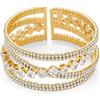 LILIE&WHITE Bracciale Dorato Elegante - Design Raffinato e Moderno, Antiallergico e Resistente alla Perdita di Colore, Regalo per Compleanni, Anniversari e Occasione Speciali