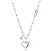 Brosway Collana Donna in Acciaio | Collana con Cristalli e Simbolo Cuore | Collezione Chakra - BHKLE03