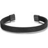 Philip Jones Bracciale da Uomo in Maglia di Acciaio Nero