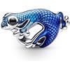 Amuefer Oceano Sea Charm Compatibili Bracciale Collana, Argento Sterling Tartarughe Oro Rosa Corallo Alghe Carpa Conchiglia Geco Sirenetta Ciondolo Natale Gioielli Regali per Donne Moglie Amici