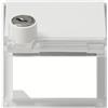 Gira 069466 Telaio adattatore KD BSF con serratura, tipo Gira TX_44 (WG UP) Bianco puro