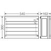 Hensel Custodia per sbarre Hensel FP 3402 68000217