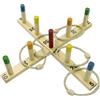 Carromco Gioco del lancio dell'anello vichingo Gioco da giardino Gioco da tavolo Gioco di legno Gioco di abilità Gioco all'aperto