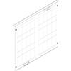 ABN Piastra di copertura ABN 500x450 mm 2FB/3RE_NH00, raccoglitore da 60 mm per barre NH00, EBM 70 mm FAP23703N