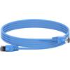 ABB Striebel & John GmbH STRIEBEL & JOHN Cavo patch RJ45 blu con connettore Lunghezza: 2000 mm