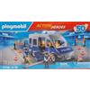 PLAYMOBIL® Action Heroes 71716 - Autobus della polizia con blocco stradale
