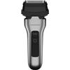Grundig MS 7330 L, rasoio elettrico da uomo, modalità Turbo, tagliacapelli per capelli lunghi, display LED