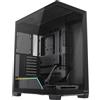 MODECOM VOLCANO STELLAR PLUS MIDI NF, case per PC, colore nero, 4 ventole, pannello frontale a rete, pannello laterale in vetro temperato, compatibile con schede madri ATX, formato tower