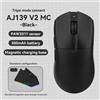 StarTech Mouse da gioco wireless - AJ139 V2 MC - Bluetooth - 2,4 GHz - Base di ricarica magnetica - Ricarica wireless - Batteria da 800 mAh - Sensore PAW3311