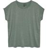 Vero Moda Maglietta da Donna Lucida con Scollo Rotondo, Maniche Corte, Basic, Look Quotidiano