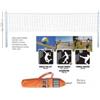 Mandelli Set rete outdoor multisport beach volley beach tennis e pallavolo per bambini da esterno.