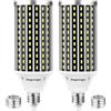 DragonLight Lampadina LED a pannocchia 60W, sostituzione MH/HPS 200W, E27/E40, 6000K Bianco Freddo, 7200 Lumen, illuminazione commerciale, Garage Officina Ufficio Cortile (Confezione da 2)